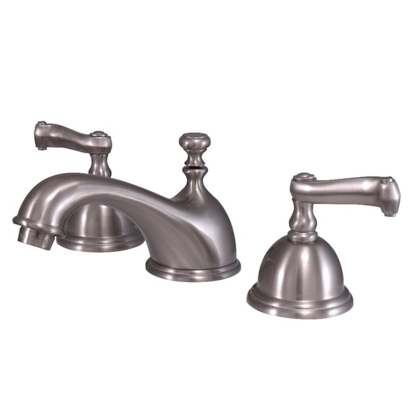 KS3968FL 8" Widespread Bathroom Faucet, Brushed Nickel